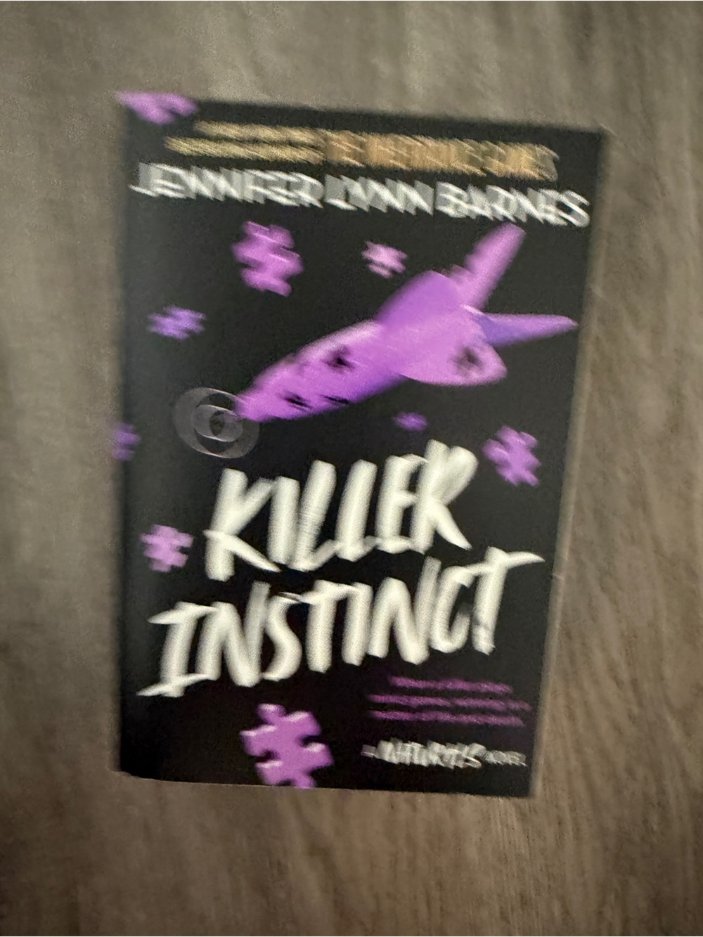 Killer instinct by Jennifer Lynn Barnes (book 2 in the naturals series)